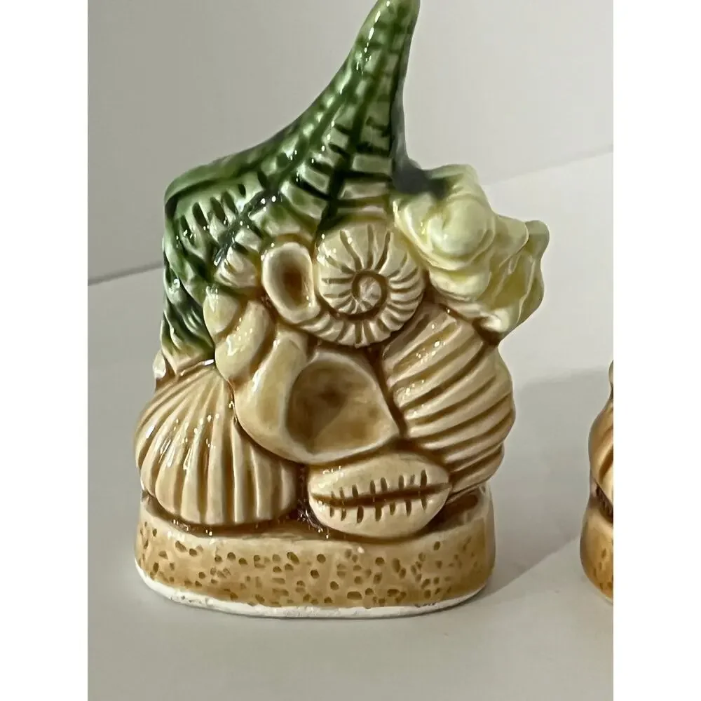 Vintage Florida Seashell Salt Pepper Shakers Made in Japan Coastal‎ Beach Decor